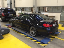 2016 BMW M4 with 20x9.5 BBS FI-R wheels