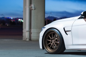 2016 BMW M3 with 20x10 Strasse R10 wheels