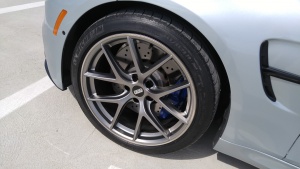 2016 BMW M3 with 19x9.5 BBS CI-R wheels