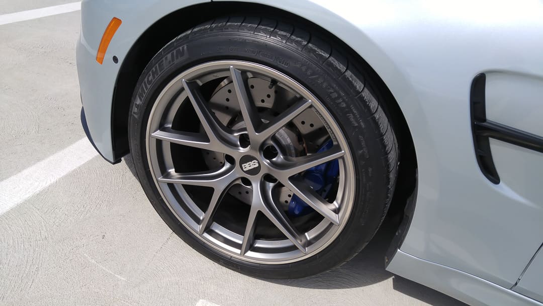 2016 BMW M3 with 19x9.5 BBS CI-R wheels