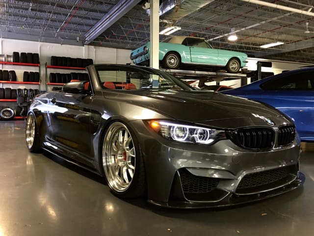 2016 BMW M4 with 20x9.5 BBS LM-R wheels