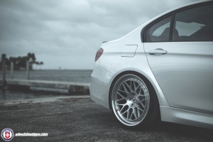 2016 BMW M3 with 20x9.5 HRE Classic 300 wheels