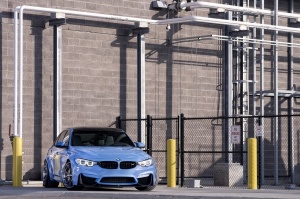 2016 BMW M3 with 20x9.5 HRE P101 wheels