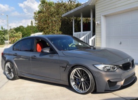 2016 BMW M3 with 20x9.5 Vossen VWS-2 wheels
