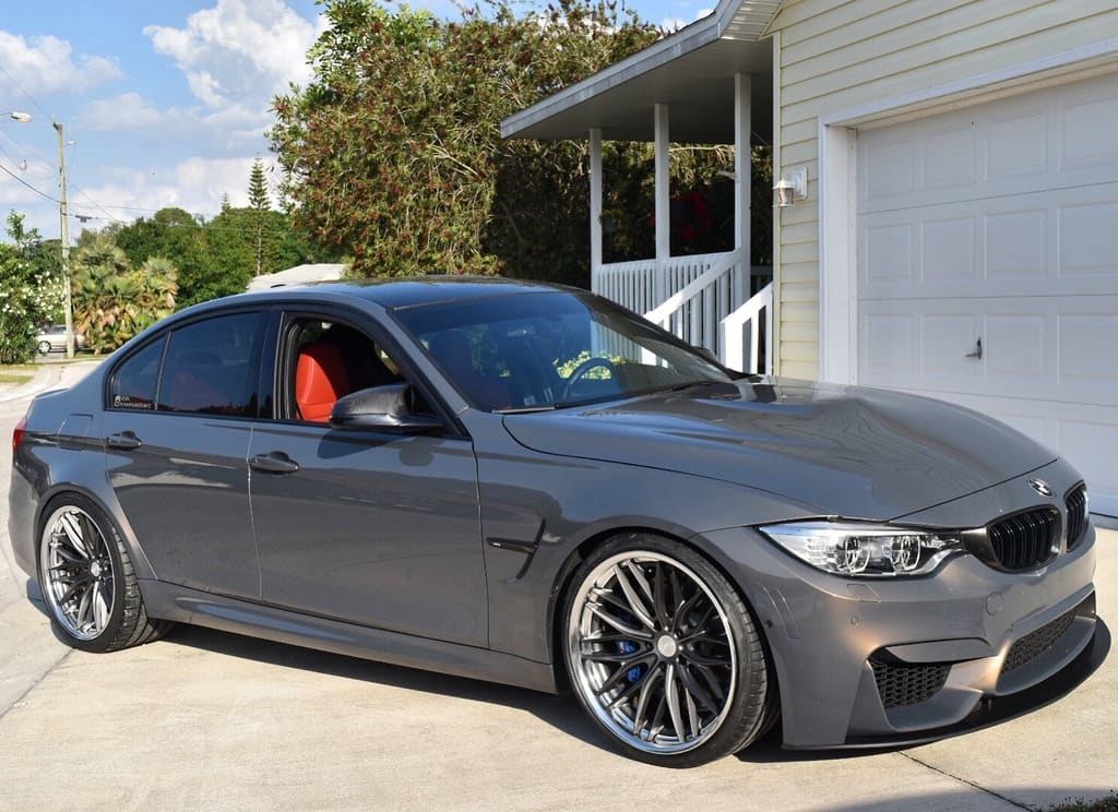 2016 BMW M3 with 20x9.5 Vossen VWS-2 wheels