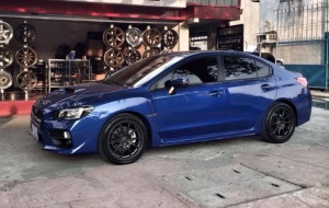 2014 Subaru Impreza with 18x8.5 Rota SS10 wheels