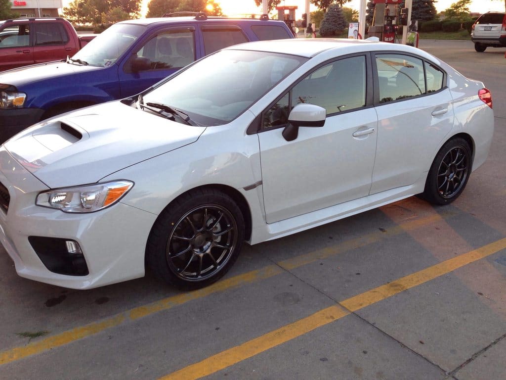 2015 Subaru WRX with 18x8.5 Rota SS10 wheels