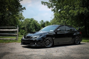 2013 Subaru Impreza with 18x9.5 Rota wheels