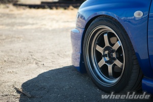 2002 Subaru Impreza with 17x9 Rota Grid-V wheels