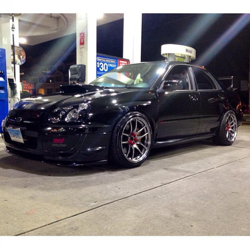 2004 Subaru Impreza with 18x9.5 Rota Torque wheels