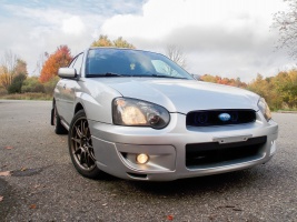 2004 Subaru Impreza with Rota Tarmac 2 wheels