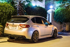 2013 Subaru Impreza WRX with 18x9.5 Rota wheels