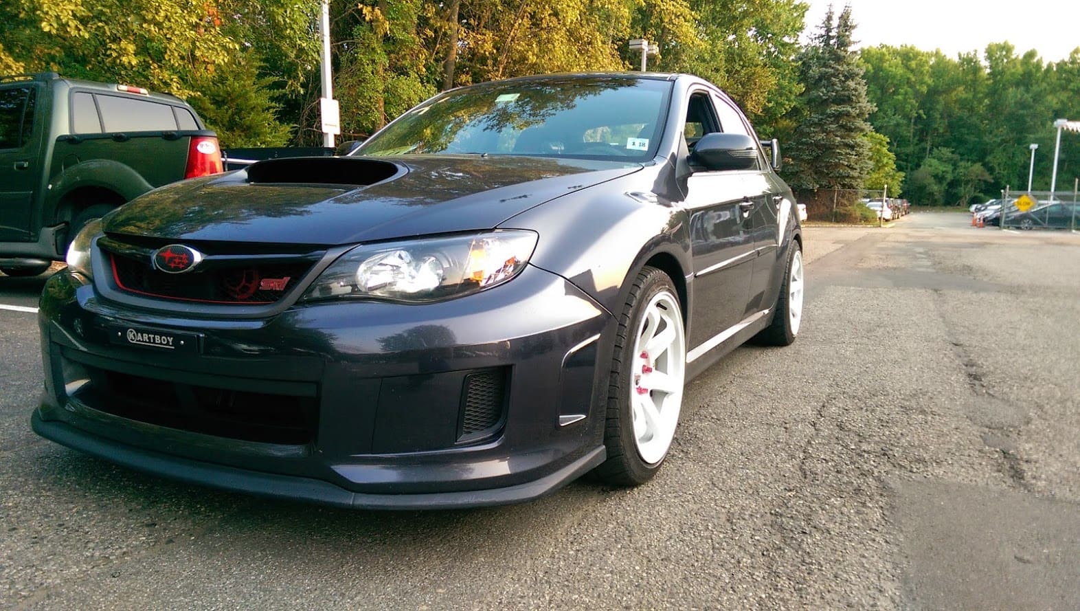 2013 Subaru Impreza WRX with 18x9.5 Rota Grid wheels