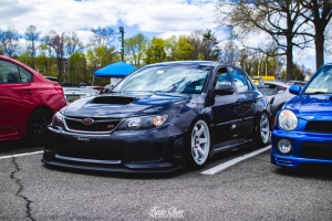 2013 Subaru Impreza WRX with 18x9.5 Rota Grid wheels