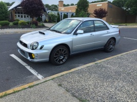 2003 Subaru Impreza with 18x8 Rota Gravel wheels