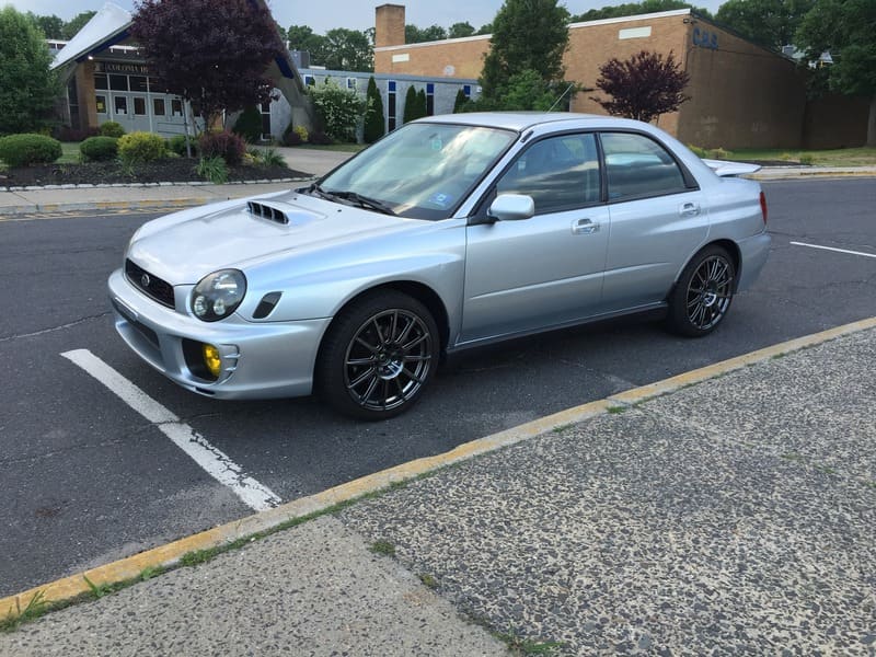 2003 Subaru Impreza with 18x8 Rota Gravel wheels