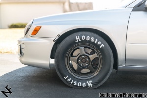 2002 Subaru Impreza WRX with 15x7 Rota Slipstream wheels