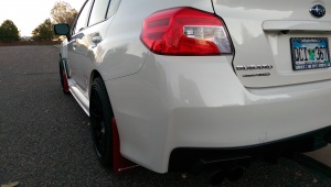 2015 Subaru WRX with 18x9.5 Rota Titan wheels