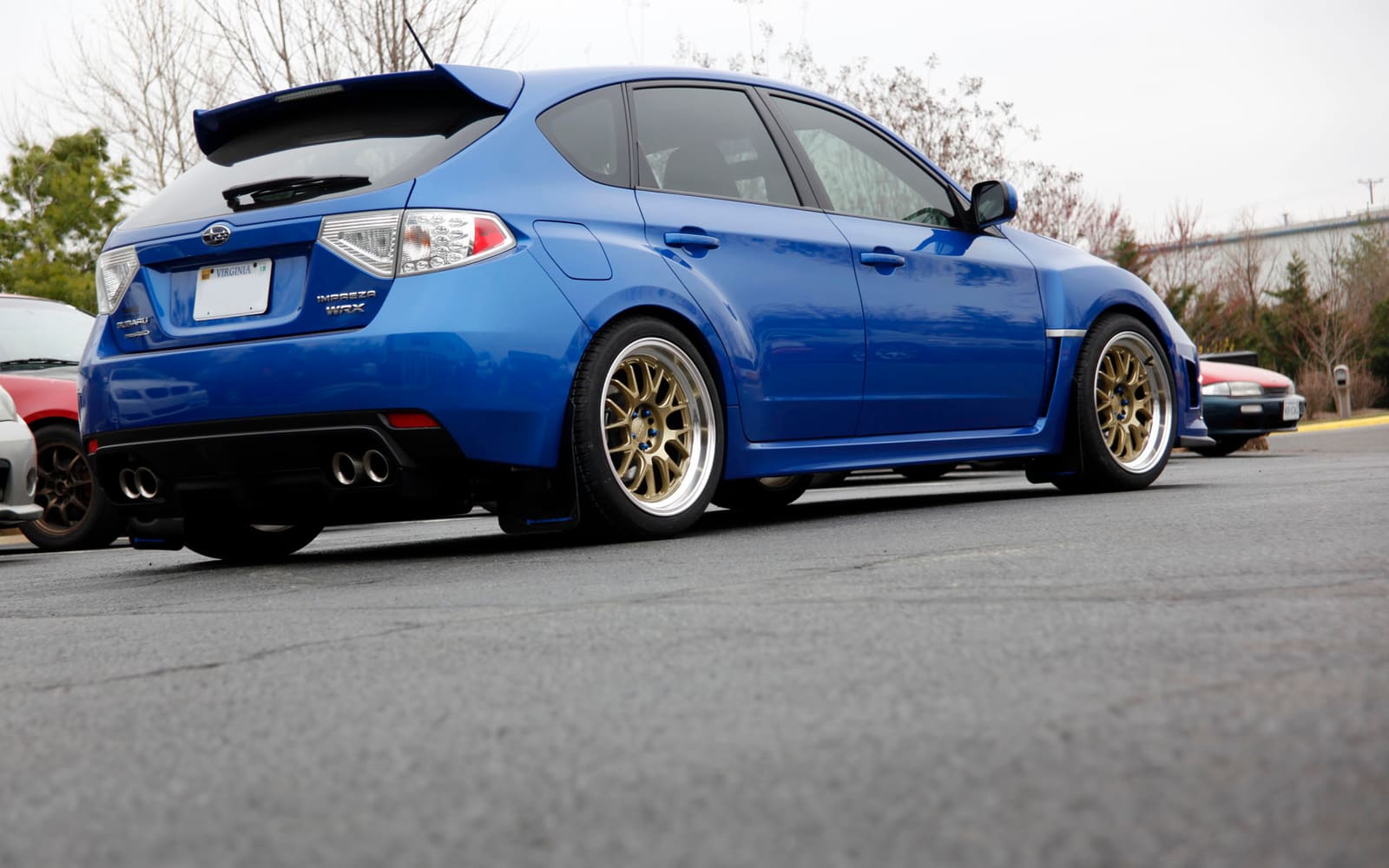 2011 Subaru Impreza WRX with 18x9.5 Rota MXR wheels