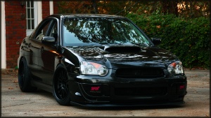 2004 Subaru Impreza WRX with 18x10 Rota wheels