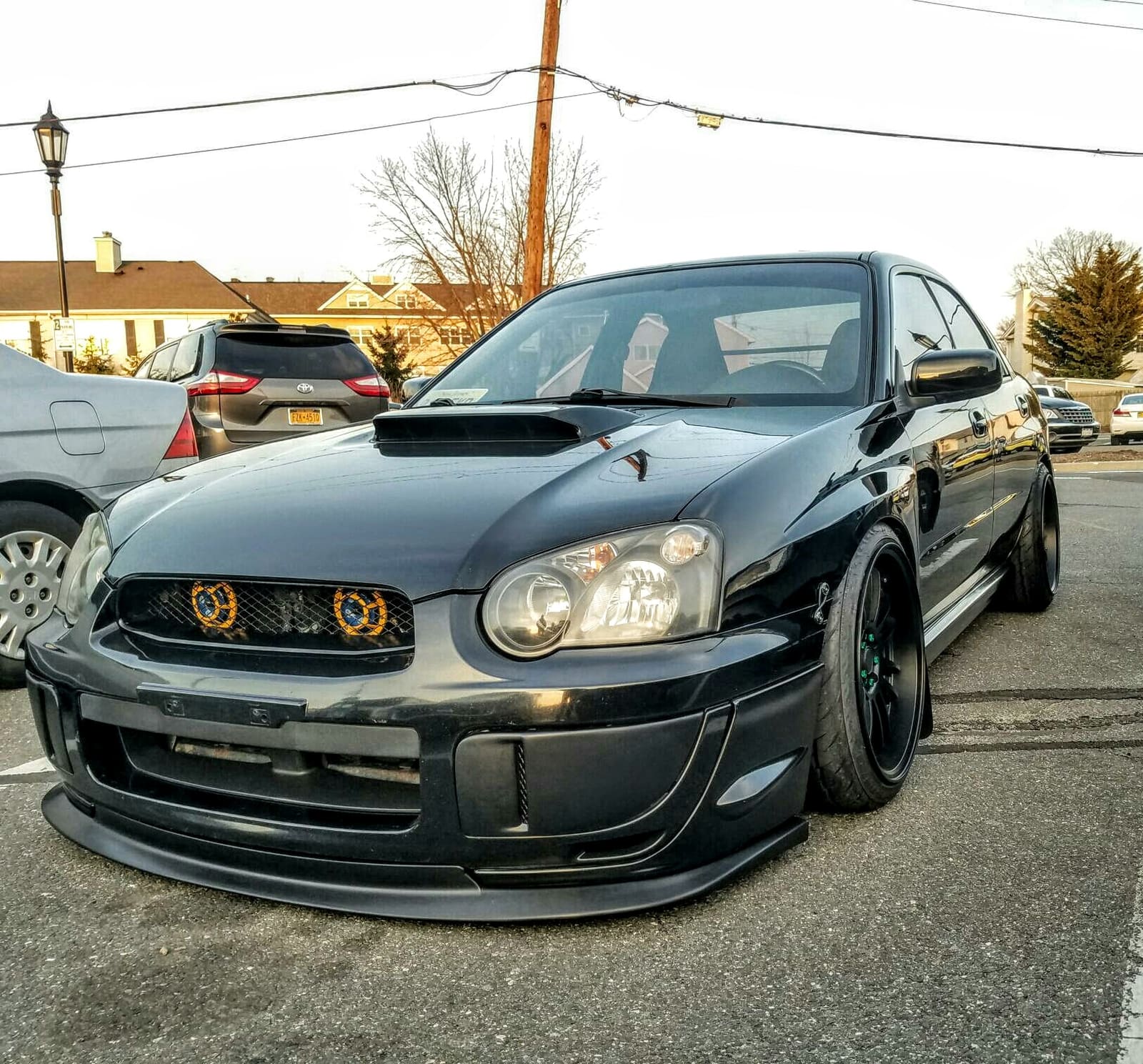 2004 Subaru Impreza WRX with 18x10 Rota wheels