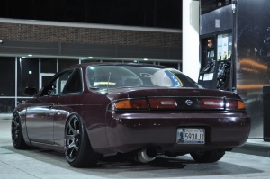 1995 Nissan S14 with 17x9 Sportmax 522 wheels