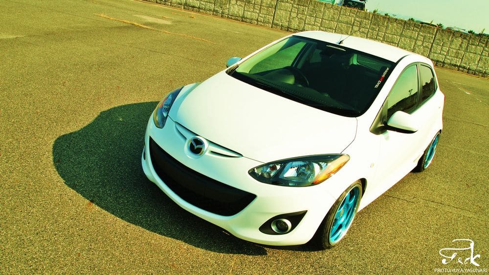 2011 Mazda Mazda2 with 17x8 JLine 5RL2 wheels