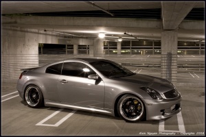 2003 Infiniti G35 with 19x9.5 Junction Produce Scara wheels