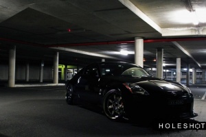 2003 Nissan 350Z with 19x9 Rays Gram Light 57s Pro wheels