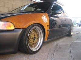 1995 Honda Civic with 15x7 Enkei 92 wheels