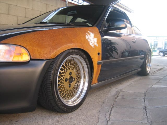 1995 Honda Civic with 15x7 Enkei 92 wheels