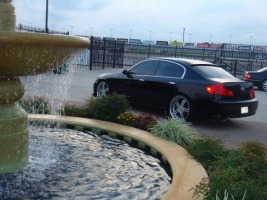 2005 Infiniti G35 with 20x8.5 Sevas S55 wheels
