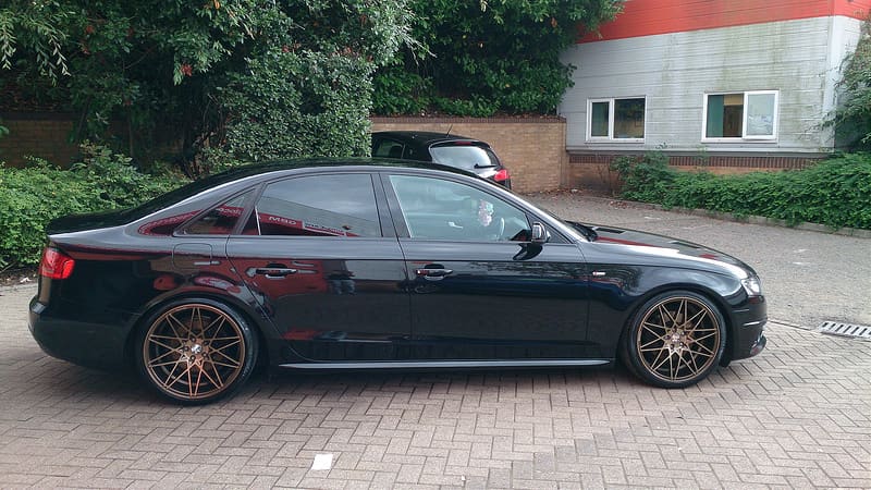 2010 Audi A4 with 19x8.5 Klutch KM20 wheels