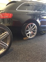 2013 Audi A4 with 19x9 Rotiform SNA wheels