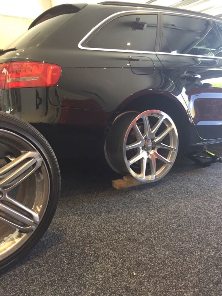 2013 Audi A4 with 19x9 Rotiform SNA wheels