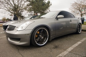 2003 Infiniti G35 with 19x9.5 Rays Engineering Volk Racing GTS wheels