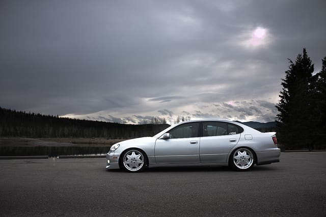 1999 Lexus GS 400 with 19x9.5 Work LS207 wheels