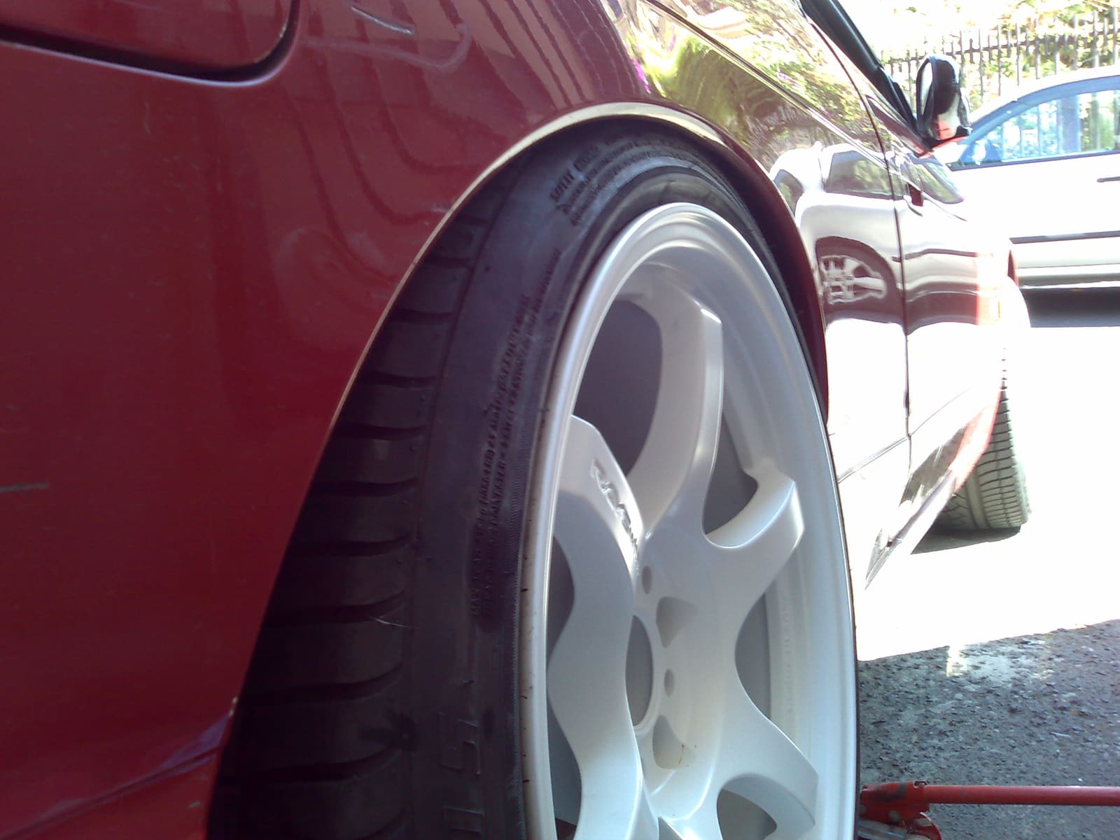 1991 Nissan S13 with 17x9 Rays Gram ligths 57 D wheels