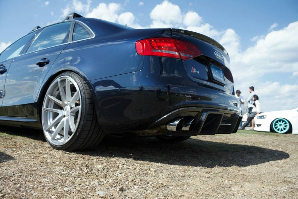 2009 Audi S4 with 20x10 Rotiform SPF wheels
