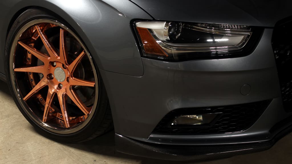 2014 Audi A4 with 19x9.5 AG F421 wheels