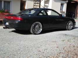 1997 Nissan S14 with 19x8.5 ASA ZR1 wheels