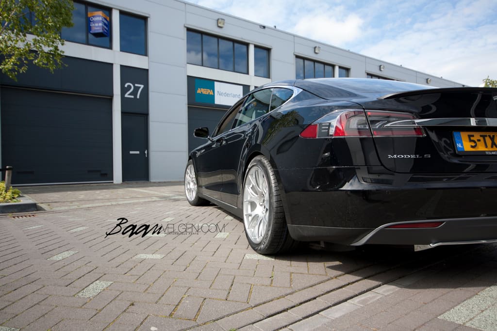 2014 Tesla Model S with 20x9 BBS CHR wheels