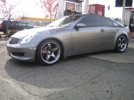 2003 Infiniti G35 with 19x9.5 Rays Engineering G-games 99b wheels