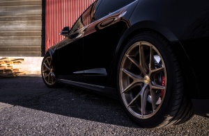 2014 Tesla Model S with 20x8.5 AG M590 wheels