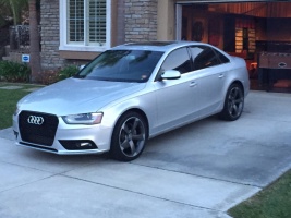 2015 Audi A4 with 19x8.5 Hartmann HTT-256 wheels