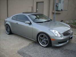 2006 Infiniti G35 with 19x9.5 Rays Volk GTS wheels