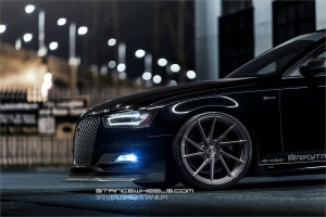 2015 Audi A4 with 20x10 Stance SF01 wheels