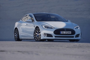 2013 Tesla Model S with 20x9 TSW Nurburgring wheels