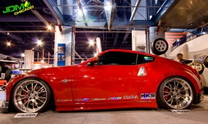 2009 Nissan 370Z with 20x9.5 Venaci Mesh wheels