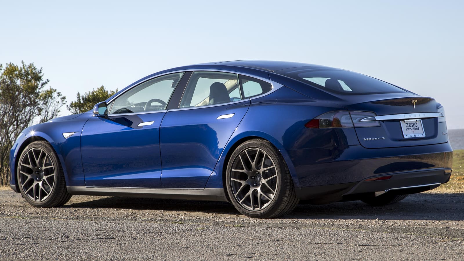 2015 Tesla Model S with 20x9 TSW Nurburgring wheels